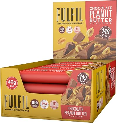 Fulfil Vitamin & Protein Bars Chocolate Peanut Butter 40g 15 x 40g