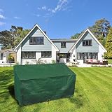 RICHIE Garden Bench Cover 163x66x63/89cm 3 Seater Waterproof UV Green view 6