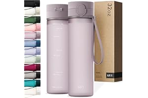 KIVY Tritan Water Bottle with Flip Lid 1L – Leakproof & Shatterproof BPA-Free Water Bottle, Carbonated Drinks Safe, Sports Bo