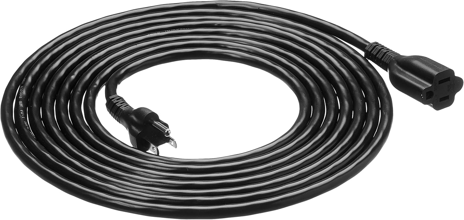 AmazonBasics Extension Cord 15 feet US Black Amazon.ca Electronics