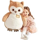 IKASA Giant Owl Stuffed Animal Plush Toy,23" Large Cute Jumbo Soft Toys,Huge Big Size Plushy Oversized Plushie,Gifts for Kids