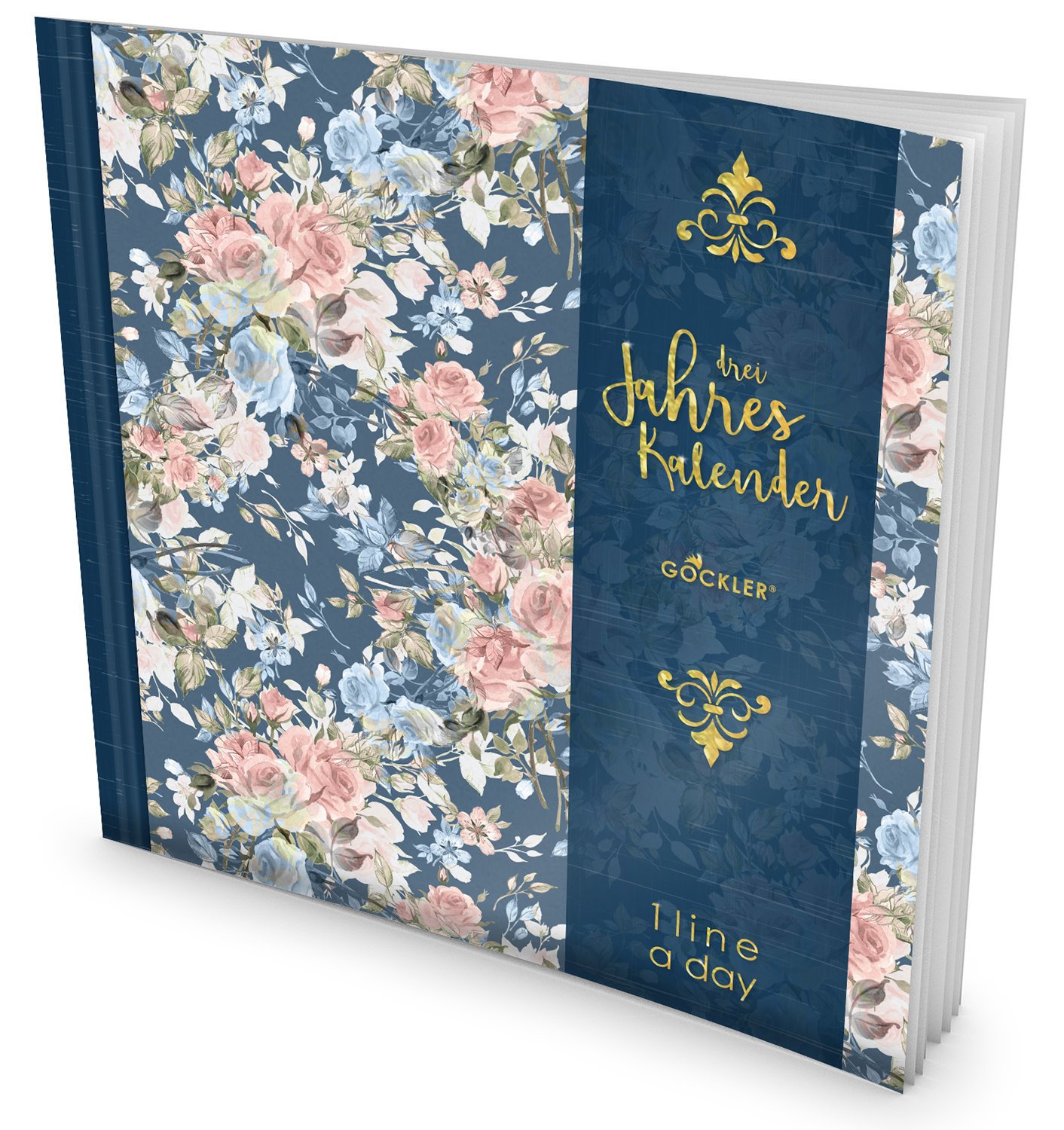 GOCKLER® 3 Jahres Kalender: 190+ Seiten Journal für 3 Jahre || Glänzendes Softcover || Ideal als Tagebuch, Notizkalender, Aufgabenplaner oder Erfolgsjournal || DesignArt.: Wunderschön
