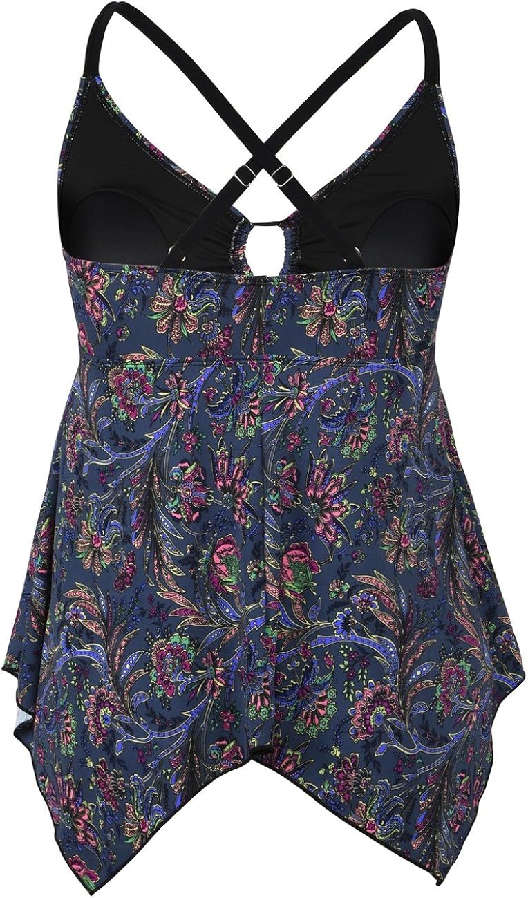 flowy tankini bathing suits