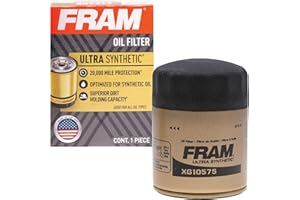 FRAM Ultra Synthetic Automotive Replacement Oil Filter, Designed for Synthetic Oil Changes Lasting up to 20k Miles, XG10575 w