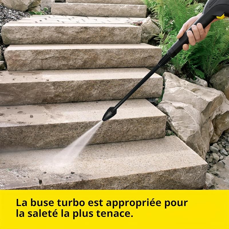 Nettoyeur Haute Pression K 3, Pression : Max. 120 Bar, Débit : 380 l/h, Surface : 25 m²/h, Filtre à Eau, Poids : 6 kg, Flexible et Pistolet Haute Pression, Rotabuse, Lance