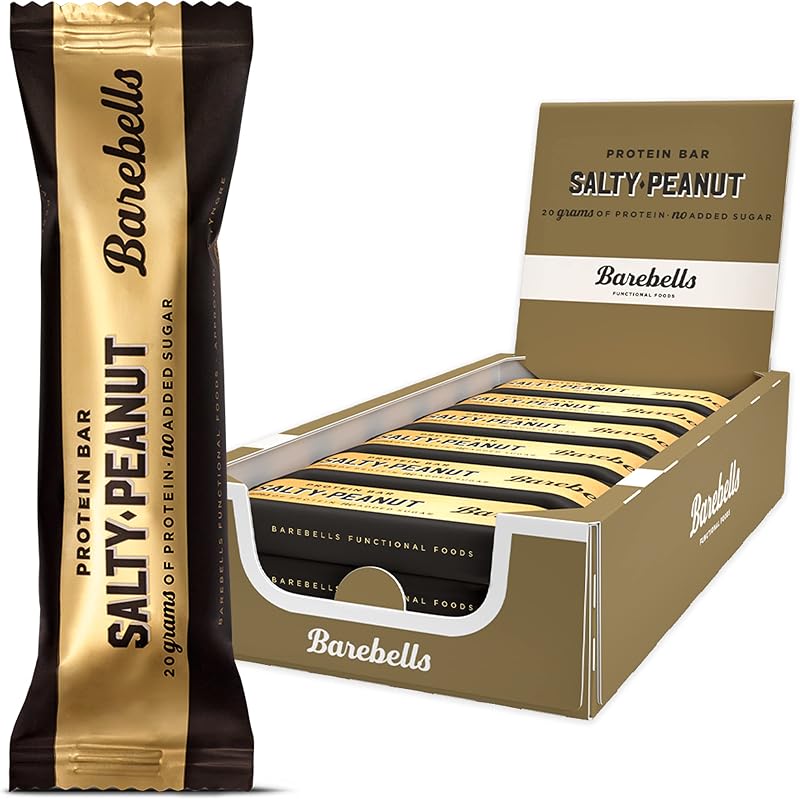 Barebells Protein Bars Salty Peanut 12 Count 20g High Protein