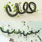 1Pcs Bendable 63in Artificial Wood Tree Trunk Fake Branches Moss Twigs Wall Hanging Ivy Vines Grapevines Greenery Garland For Halloween Creepy Craft Reptiles Cage Outdoor Garden Mantel Christmas Decor