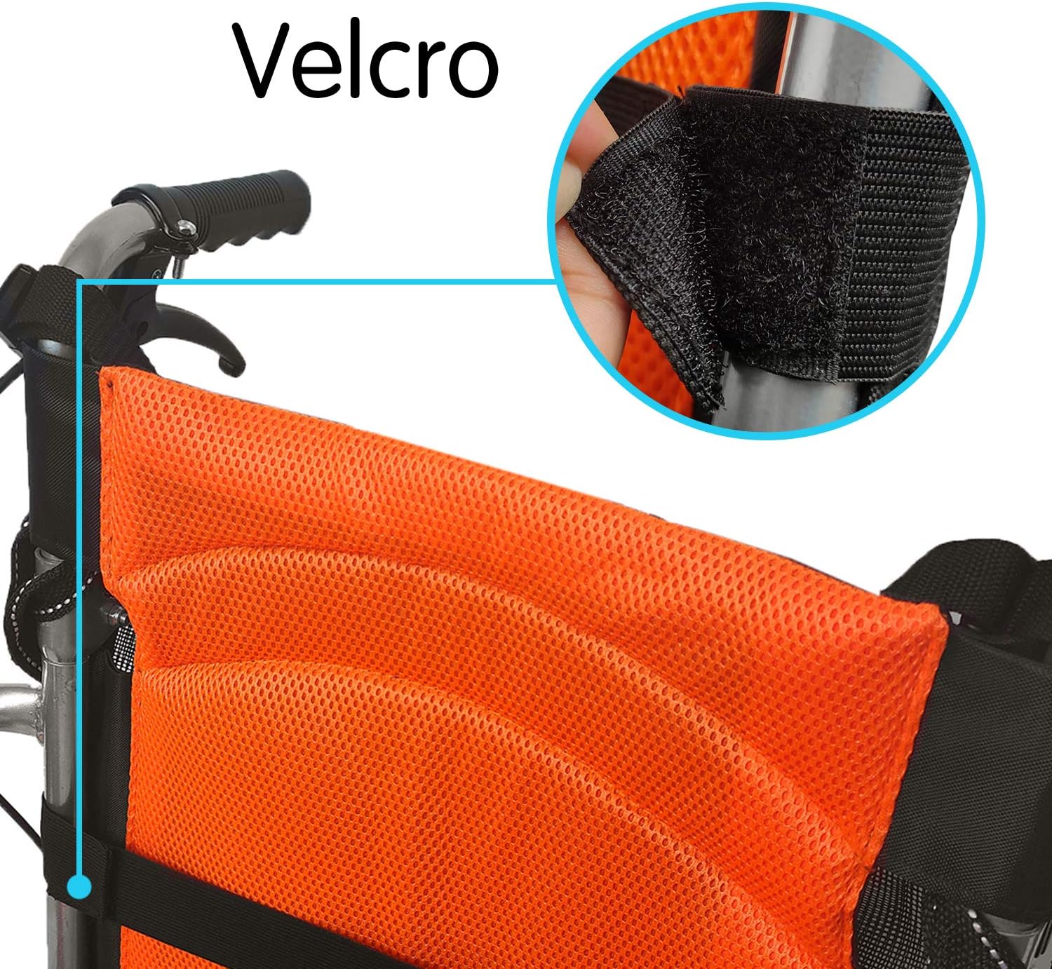 Wheelchair Bag Wheelchair Back Big Mesh Pocket Universal Wheelchair Back Pouch for Electric Wheelchairs, Manual Wheelchairs Lightweight and Easy to Use: Health & Personal Care