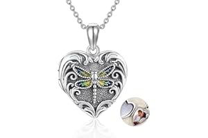 ONEFINITY Tree of Life Locket Necklace Sterling Silver Locket Necklace That Holds Pictures Tree of Life Locket Pendant for Women Wife Girlfriend
