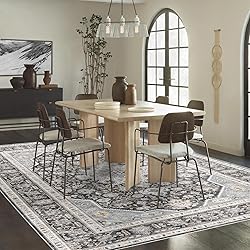 HILORUUG Washable Area Rug 6x9 - Bedroom Living
