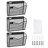 VEVOR Hanging Wall Files Organizer, 3 Pack Single