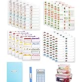 335 Pcs Name Labels for School Stuff, Baby Bottle Labels for Daycare Supplies, Multiple Sizes Daycare Labels Stickers Name Ta
