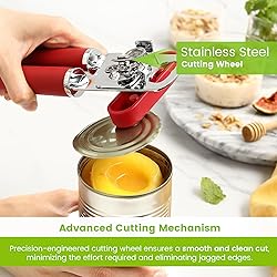 Spring Chef Stainless Steel Can Opener - Manual