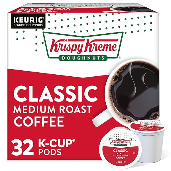 KRISPY KREME CLASSIC, SINGLE-SERVE KEURIG K-CUP PODS, MEDIUM...