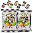 Swad Mixed Assorted Flavored Candy | Imli,Pan, Coffee, Aam, Cola, Orange |Toffee Pouch| 2 Packs x 50 Toffee