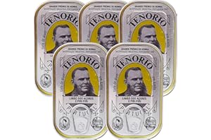 5 x Tenorio Tuna Fillet in Olive oil Lemon from Azores and Piri-Piri/Portugal