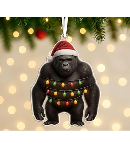 Amazon.com: Kurt S. Adler Furry Gorilla Ornament : Home & Kitchen
