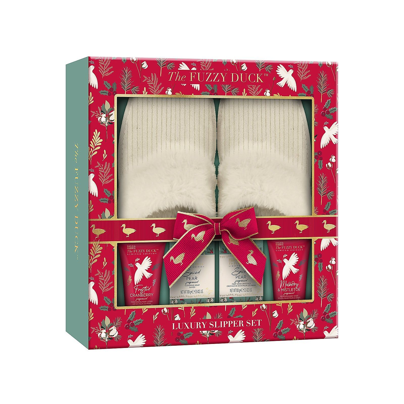 Baylis & Harding The Fuzzy Duck Winter Wonderland Luxury Slipper Gift Set (Pack of 1) - Vegan Friendly