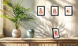 Scholar Tree Black 8x6 Photo Frames Set of 3 with 6x4 Passepartout view 2