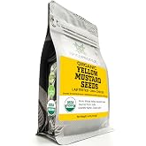 Spice Profile Organic Yellow Mustard Seed | 4 oz | Lab Tested | Naturally Mild Flavor With Subtle Pungency | Perfect for Seasoning, Pickling &amp; Tadka