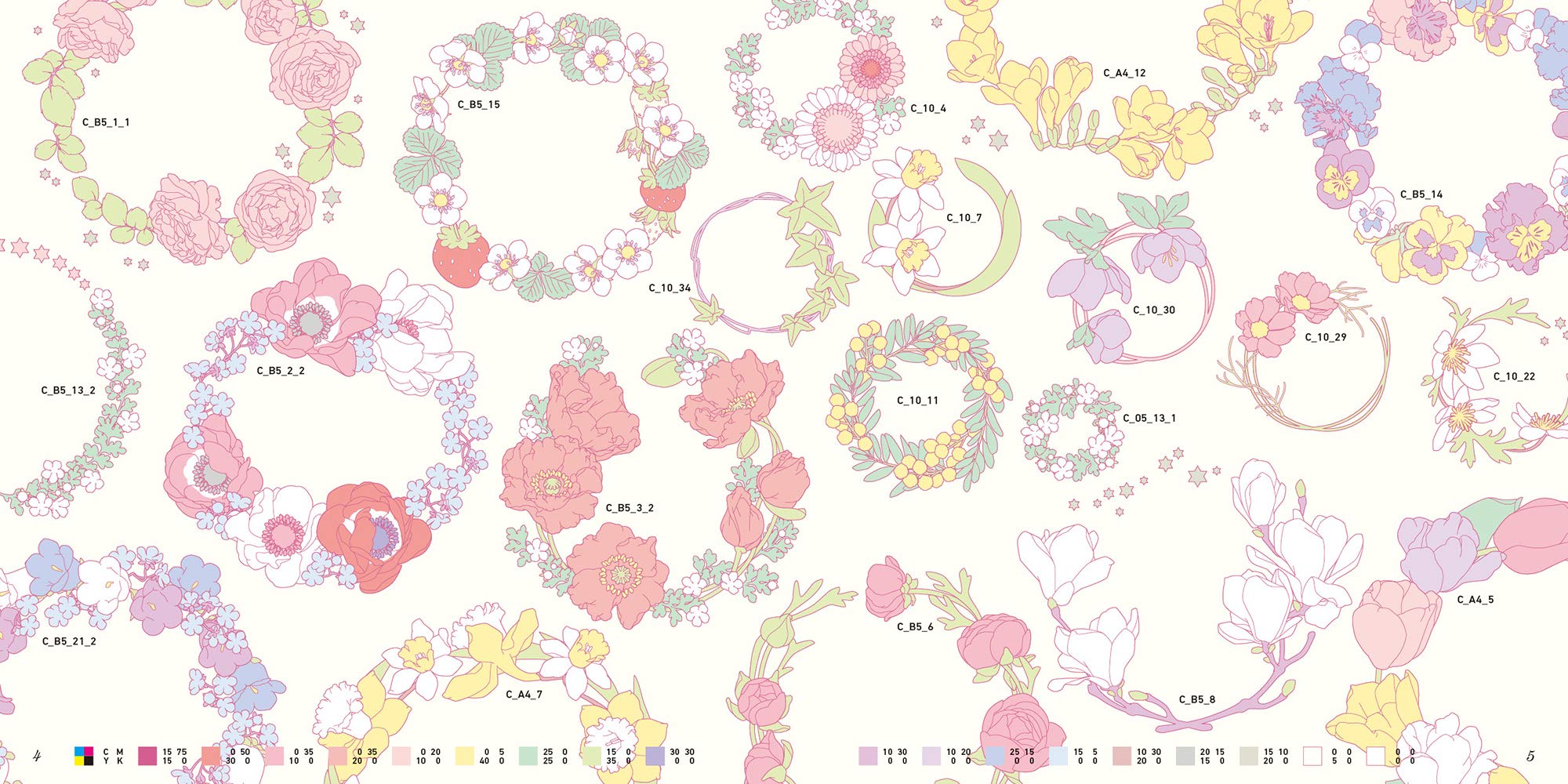 花花素材集 Ophelia S Crown 井上のきあ 本 通販 Amazon