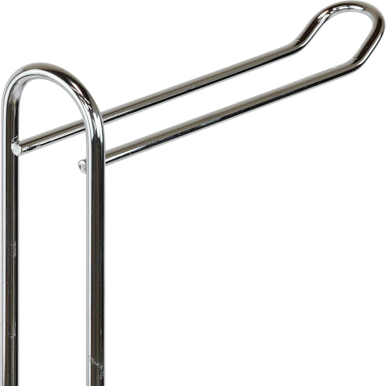Simple Houseware Bathroom Toilet Tissue Paper Roll Storage Holder Stand, Chrome Finish: Home & Kitchen