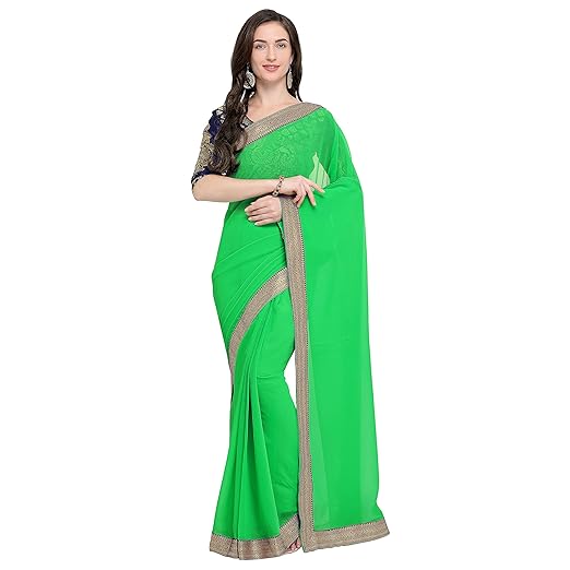 Anand Sarees chiffon with blouse piece Saree