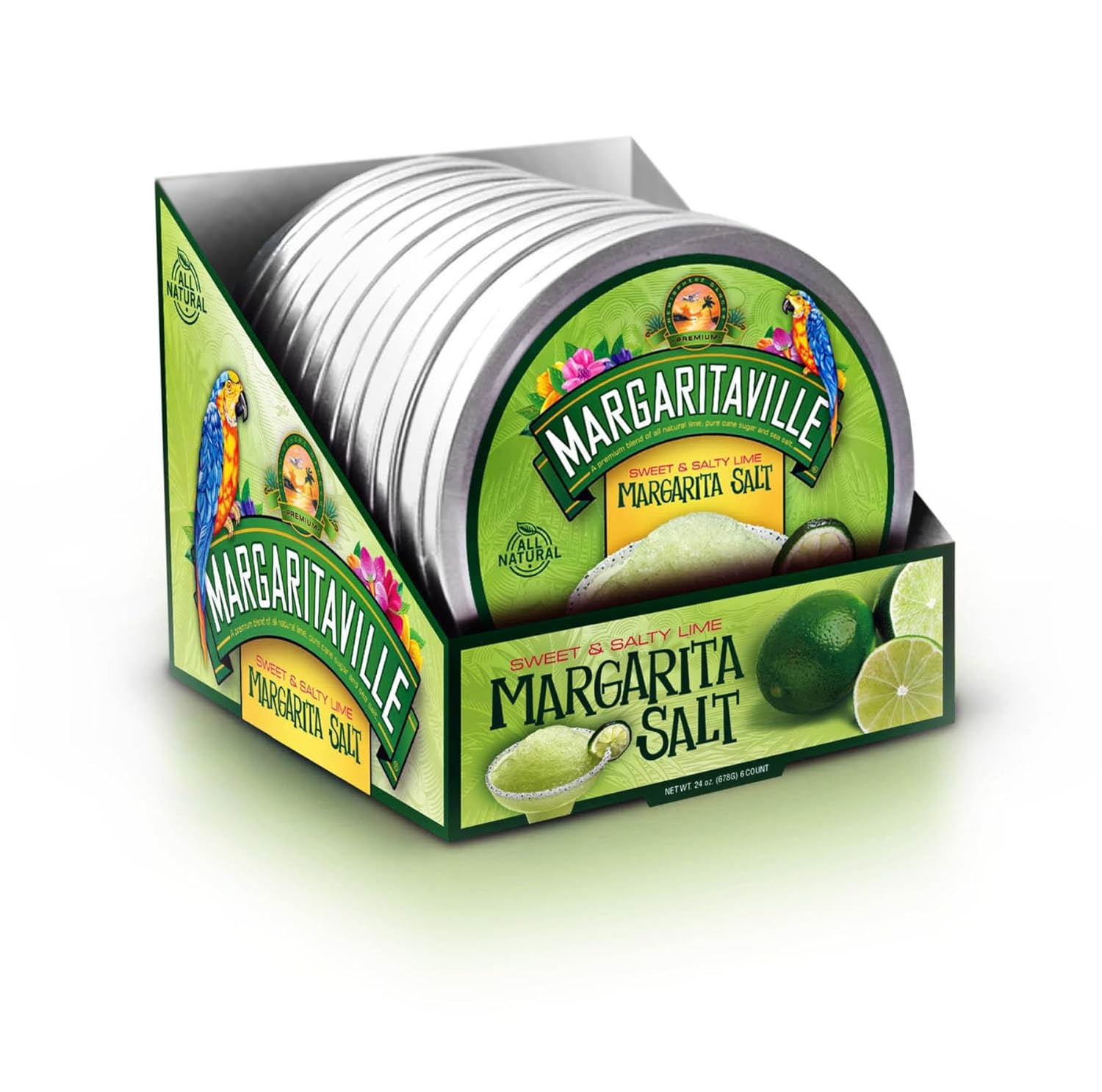 Margaritaville Margaritaville Sweet & Salty Lime Margarita Salt, 4Ounce Containers