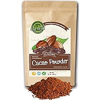 Eat Well Premium Unsweetened Cacao Powder - 32 oz | Dutch Processed Cocoa Powder | Pure Dark Chocolate Powder for Baking & Dr
