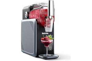 Slushie Machine, No Ice Needed, 88 oz INOVIVA Slushy Machine for Home with Self-Cleaning Function, Professional Frozen Drink Maker, 5 Preset Programs, Frozen Margaritas, Frappés, Milkshake, and More