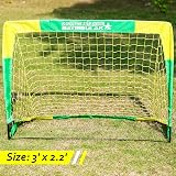 Pop-Up 3x2.2FT Football Goals Foldable Net with Carry Bag view 8