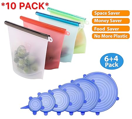 Lote de 10 recipientes de almacenamiento de alimentos ...