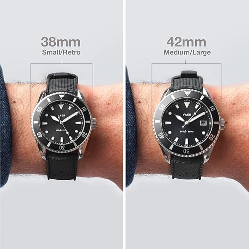 Vaer DS4 Solar Dive Watch for Men Ocean Ready 20 ATM Solar Powered  Perpetual Time Keeping Sapphire Crystal