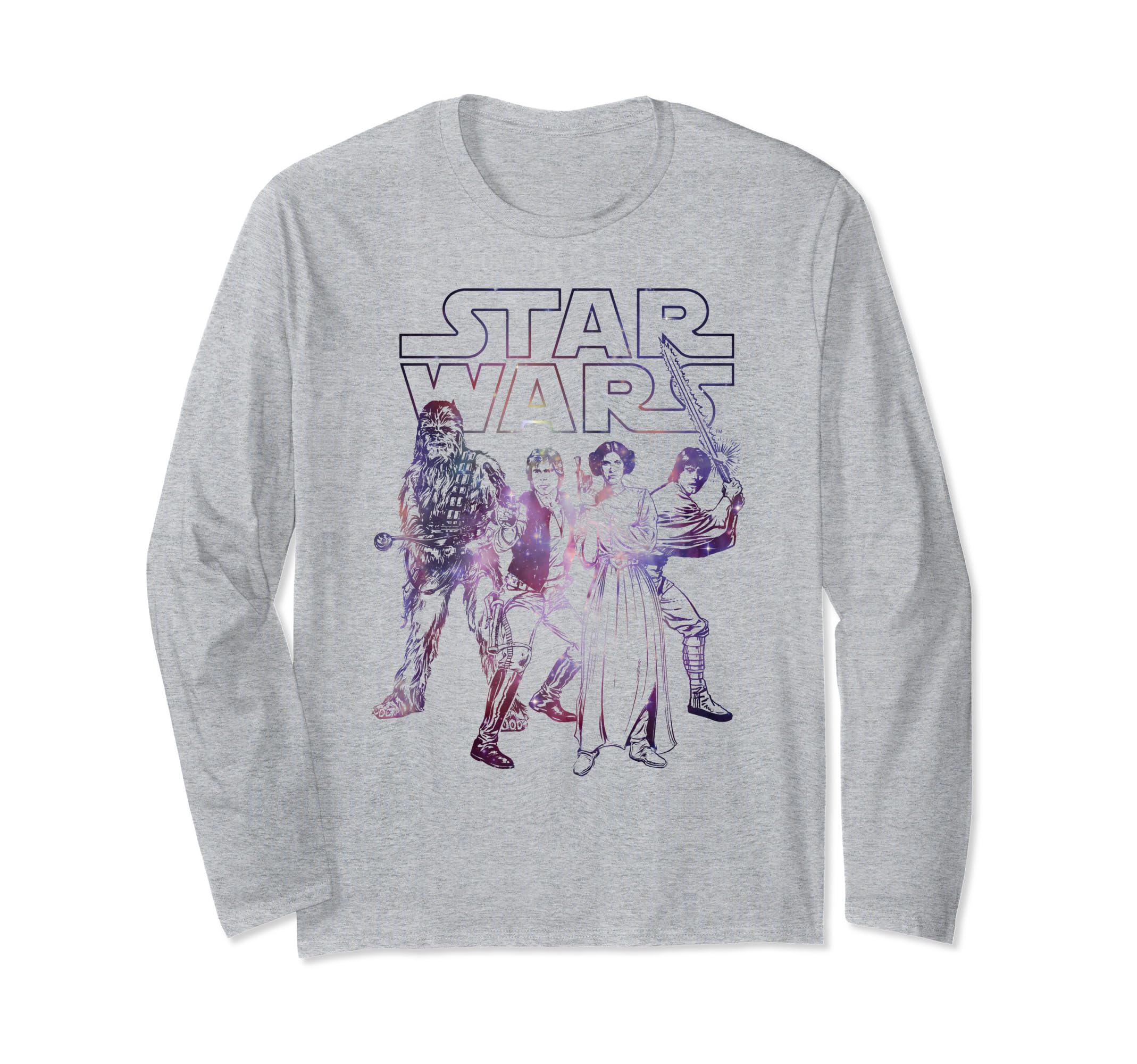 Star Wars Rebel Heroes Battle Galaxy Logo C1 Long Sleeve T-Shirt