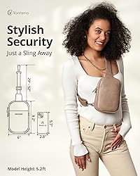Vantamo Sling Bag for Women 29"-52" Adjustable