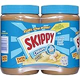 SKIPPY Creamy Peanut Butter, 40 Ounce Twin Pack,2.5 Pound (Pack of 2)