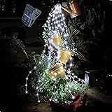 Solar Waterfall Fairy Lights With Clip, Outdoor