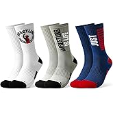 Moyel 3 Pair Baseball Wrestling Gifts for Men Funny Wrestling Baseball Socks for Men