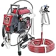 GUTUBAO 925 Airless Paint Sprayer Kit,High Efficiency Airless Painting Machine with 19.68" Extension,515,517,519 Tip for Large Projects, Commercial Paint Sprayer for House Painting or Contractor