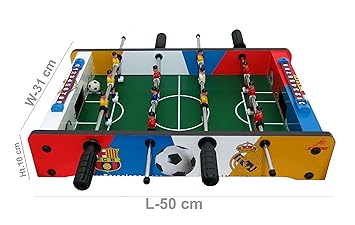 Fabrilla Wooden Multicolor Tabletop Football