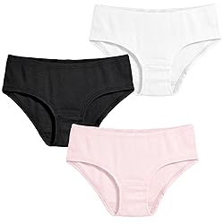 Made in USA Girls' Soft Briefs Underwear in Soft