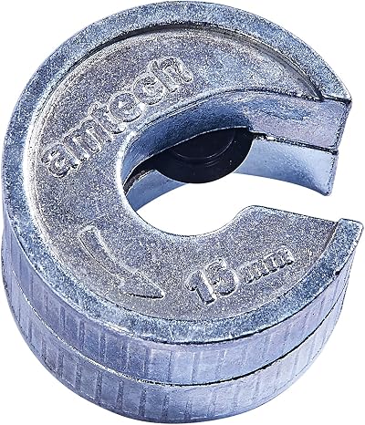 Amtech C0260 15mm Copper Pipe Cutter Self-Locking One Hand Zinc Alloy