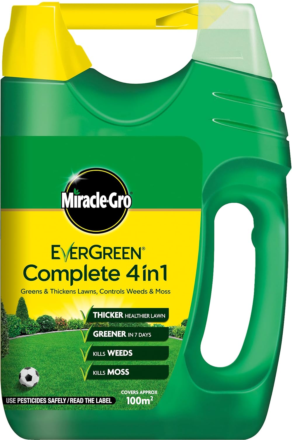 Miracle-Gro EverGreen Complete 4-in-1 Spreader 100m2 Lawn Fertiliser