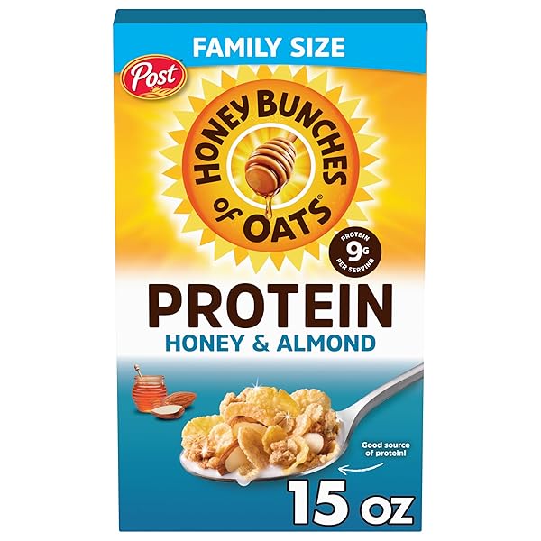HONEY BUNCHES OF OATS HONEY & ALMOND PROTEIN...