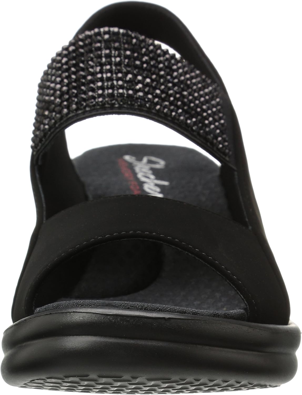 women's rumblers sparkle on wedge sandal