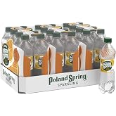 Poland Spring Sparkling Water, Orange, 16.9 oz. Bottles (Pack of 8)