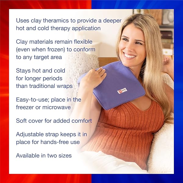 THERMIPAQ REUSABLE ICE PACK AND HOT COLD PACK FOR INJURIES – SHOULDER, ELBOW, ANKLES, BACK AND KNEE ICE PACK, X-LARGE, 9.5 INCHES X 16 INCHES, MICROWAVE HEATING PAD