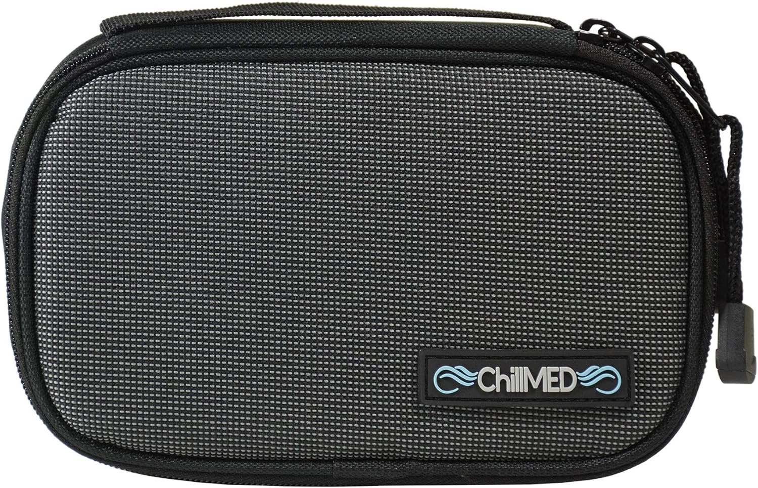 ChillMED to-Go Medication Kit - Compact Cooler Bag to Organize Insulin, Migraine Medication, and More - Includes 3 oz Reusable Cold Pack - Up to 3 Hours of Cool Time (Slate): Health & Personal Care