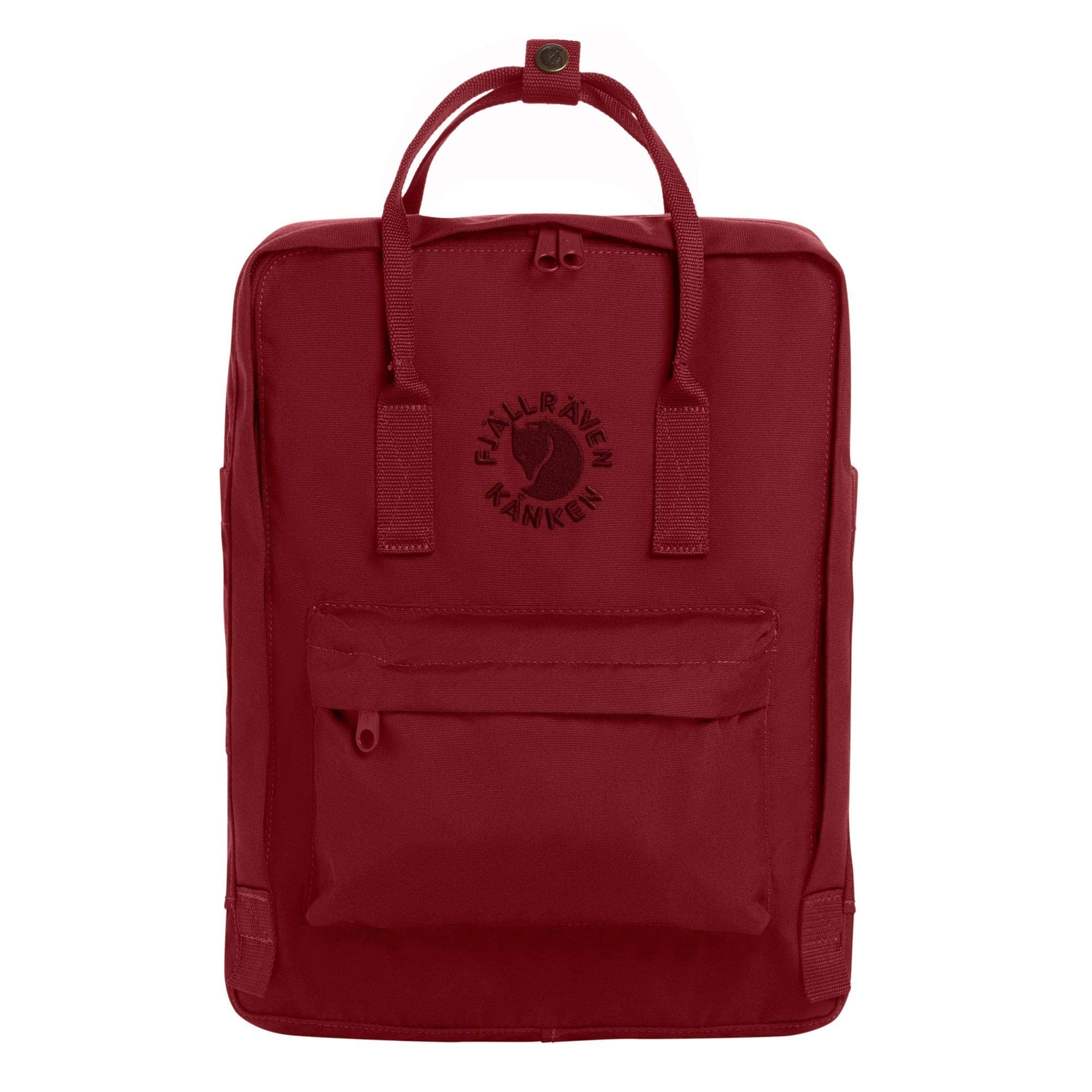 Fjällräven Unisex's Re-Kånken Backpack, Ox Red, 38 x 27 x 13 cm, 16 l