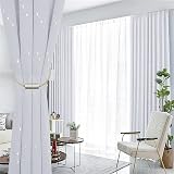 OCIOLI 2 Pack Magnetic Curtain Tiebacks Beige Modern Rope Tiebacks 45cm view 6